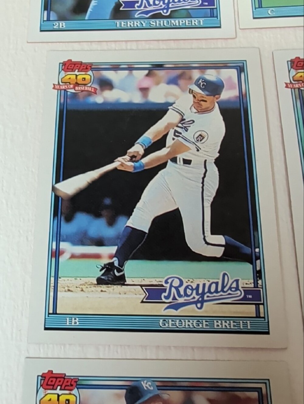 Topps Royals 1991 Complete Baseball Card Set - Picture 2 of 11